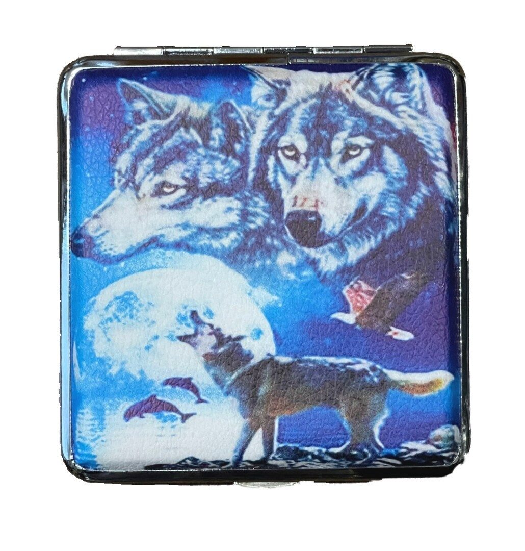 Westernlifestyle Aufbewahrungsbox Zigarettenetui Wolf Adler günstig online kaufen