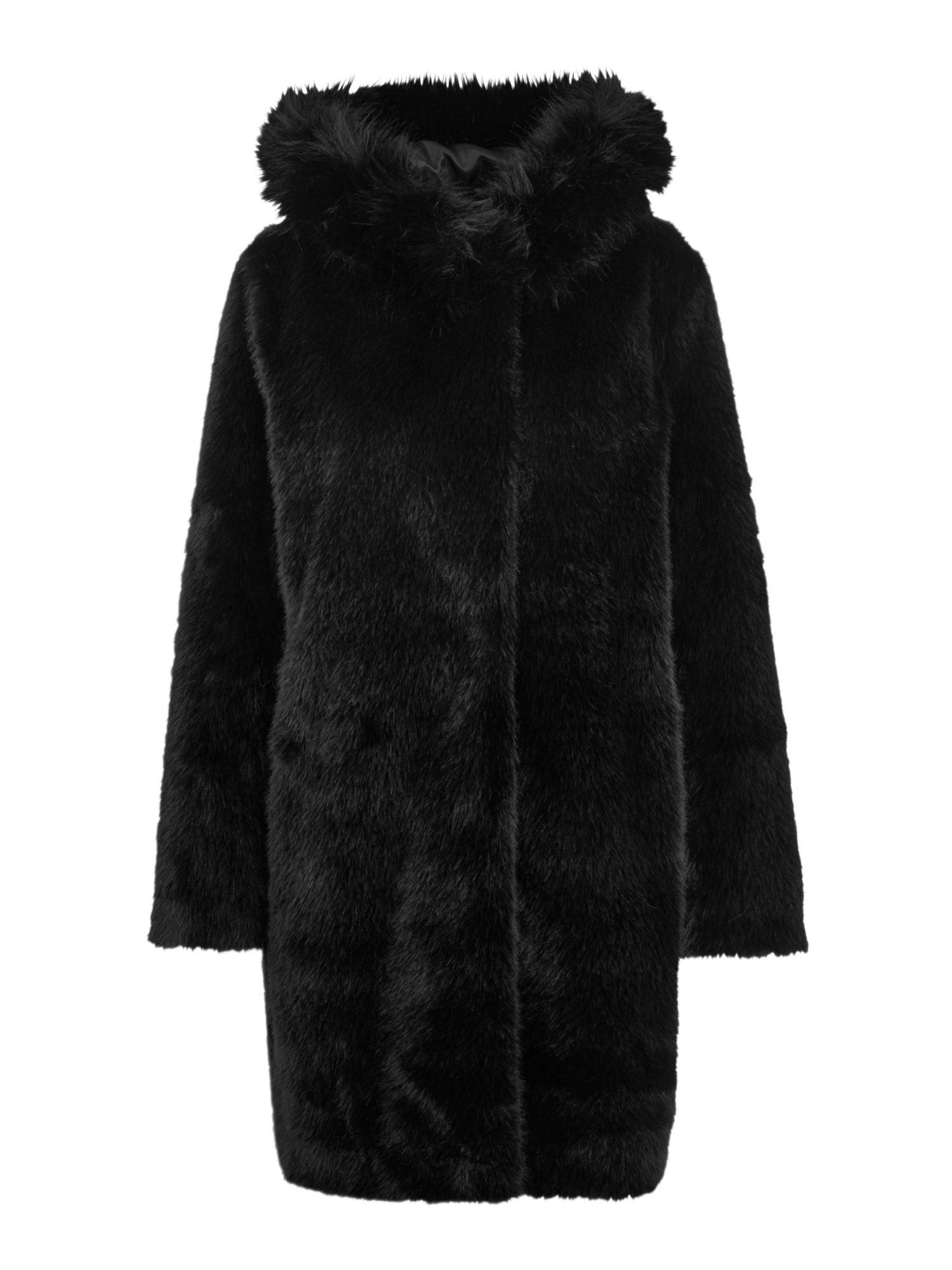 Marc Cain Strickmantel ZA.2 - O - Outdoor schwarz,Casual,Polyester,Strukturiert,Lang,Gerade