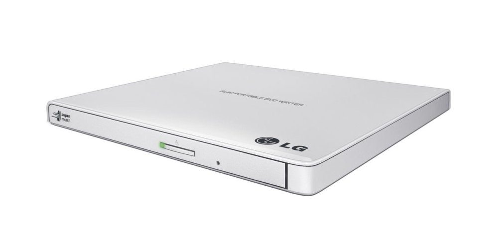 Hitachi LG Brenner extern GP57EW40 für CD / DVD / M-Disc weiß DVD-Brenner