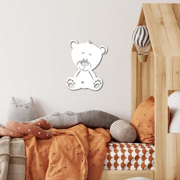 Namofactur LED Nachtlicht Teddy Bär - Schlaflicht mit Bären Motiv für Kleinkinder, Ohne Zugschalter/Stern, LED fest integriert, Warmweiß, Wanddekoobjekt Kinderzimmer Leuchte batteriebetrieben