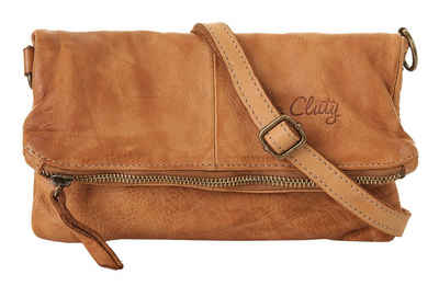 Cluty Abendtasche (1-tlg), echt Leder, Made in Italy