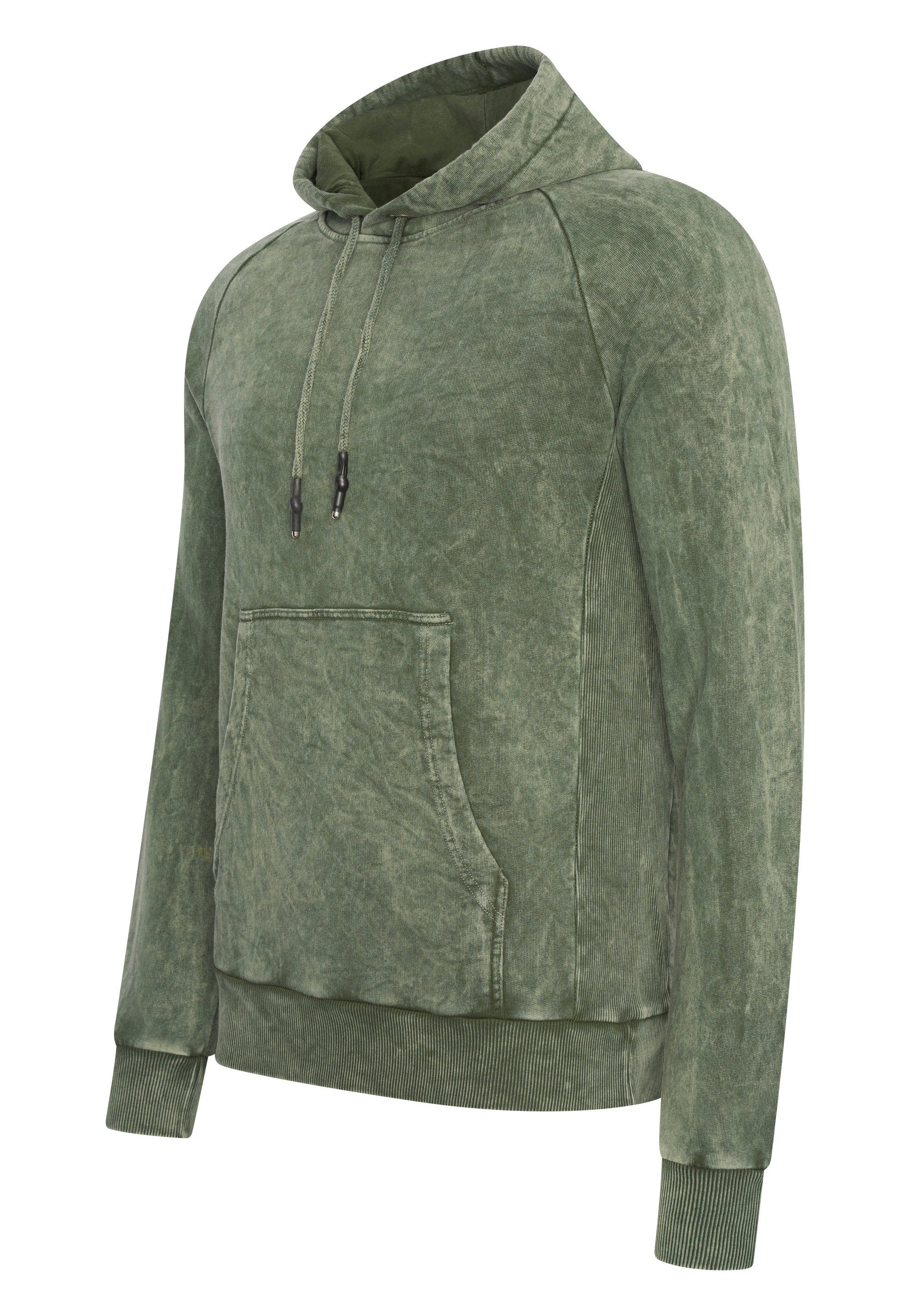 Rusty Neal Kapuzensweatshirt in verwaschenem Design günstig online kaufen