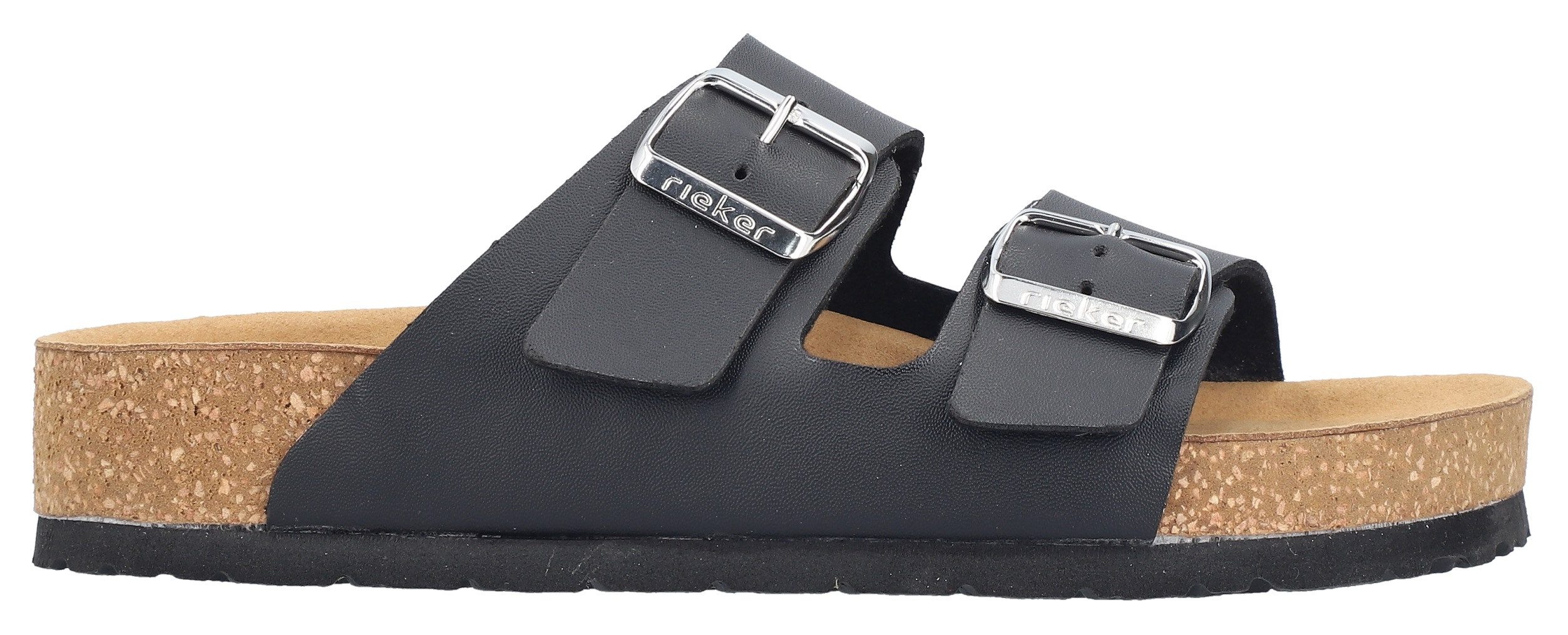 Rieker Pantolette Sommerschuh, Strandschuh, Hausschuh mit verstellbaren Schnallen