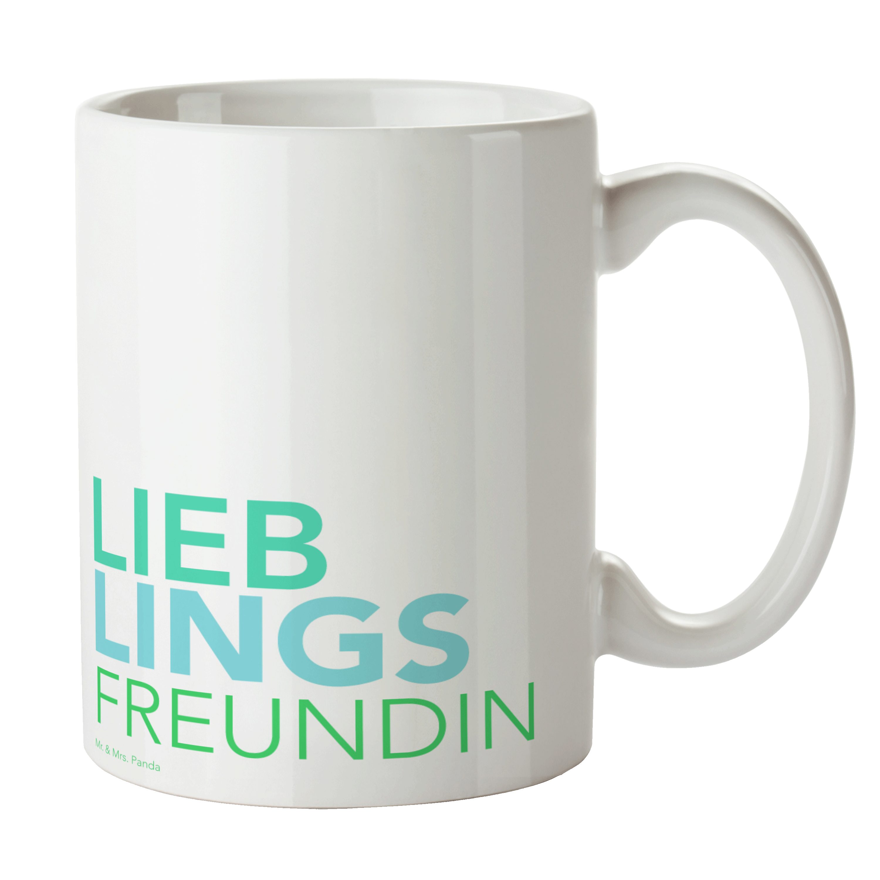 Tasse, Mrs. beste, Frau, Becher, Weiß Geschenk Keramik - - & Kaff, Mr. Geschenk, Panda Freundin Tasse