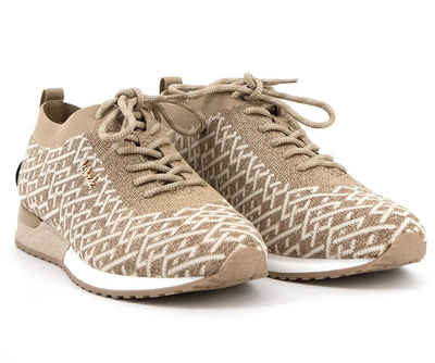 La Strada La Strada Damen Sneaker Gold Beige Weave Knitted - 2101727 Sneaker