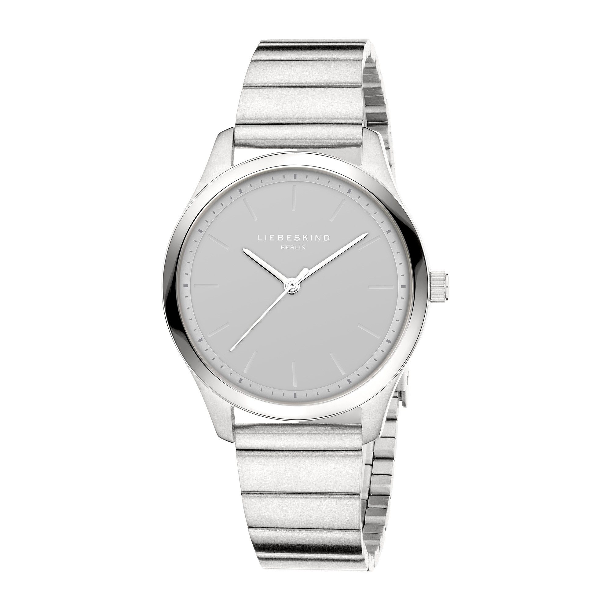 Liebeskind Berlin Quarzuhr Basic Staples LT-0386-MQ, Armbanduhr, Damenuhr, Edelstahlarmband, analog