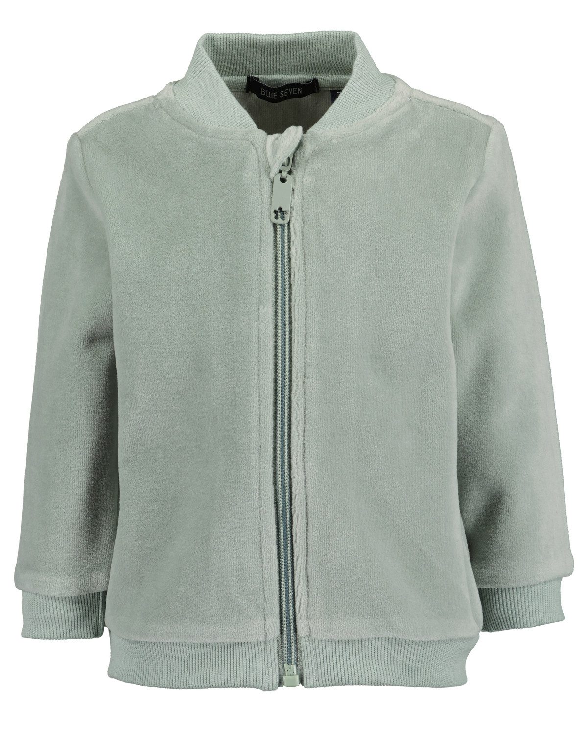 Blue Seven Sweatjacke Mini Md Nickyjacke, Rippkragen