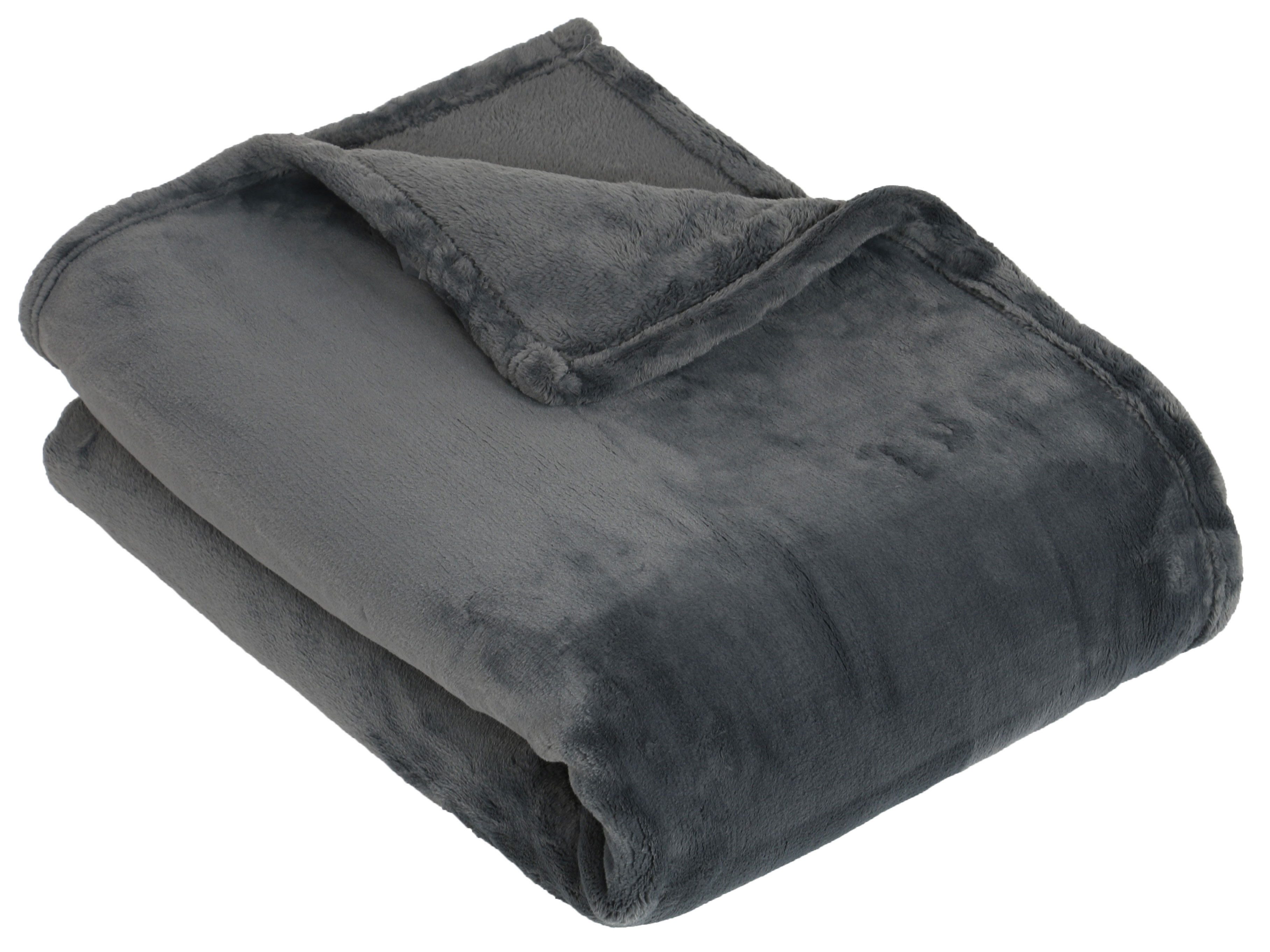 Wohndecke, ZOLLNER, 150 x 200 cm, 100% Polyester, extra flauschig, in XXL-G günstig online kaufen