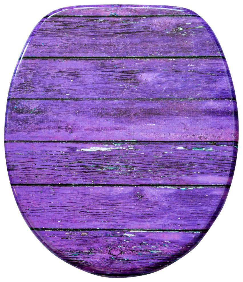 Sanilo WC-Sitz Purple Wall, mit Absenkautomatik
