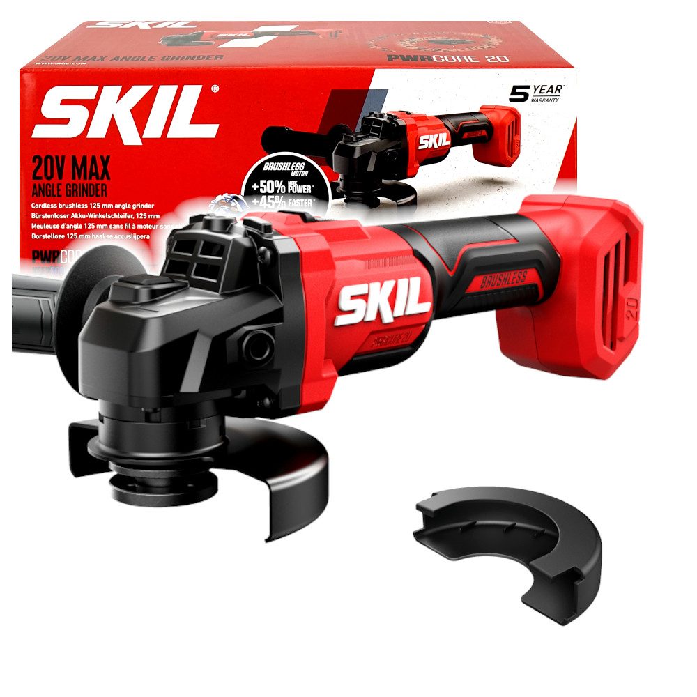 SKIL Угловая шлифовальная машина Skil 20V 3923 CA 125mm Akku-Winkelschleifer (ohne Akku)