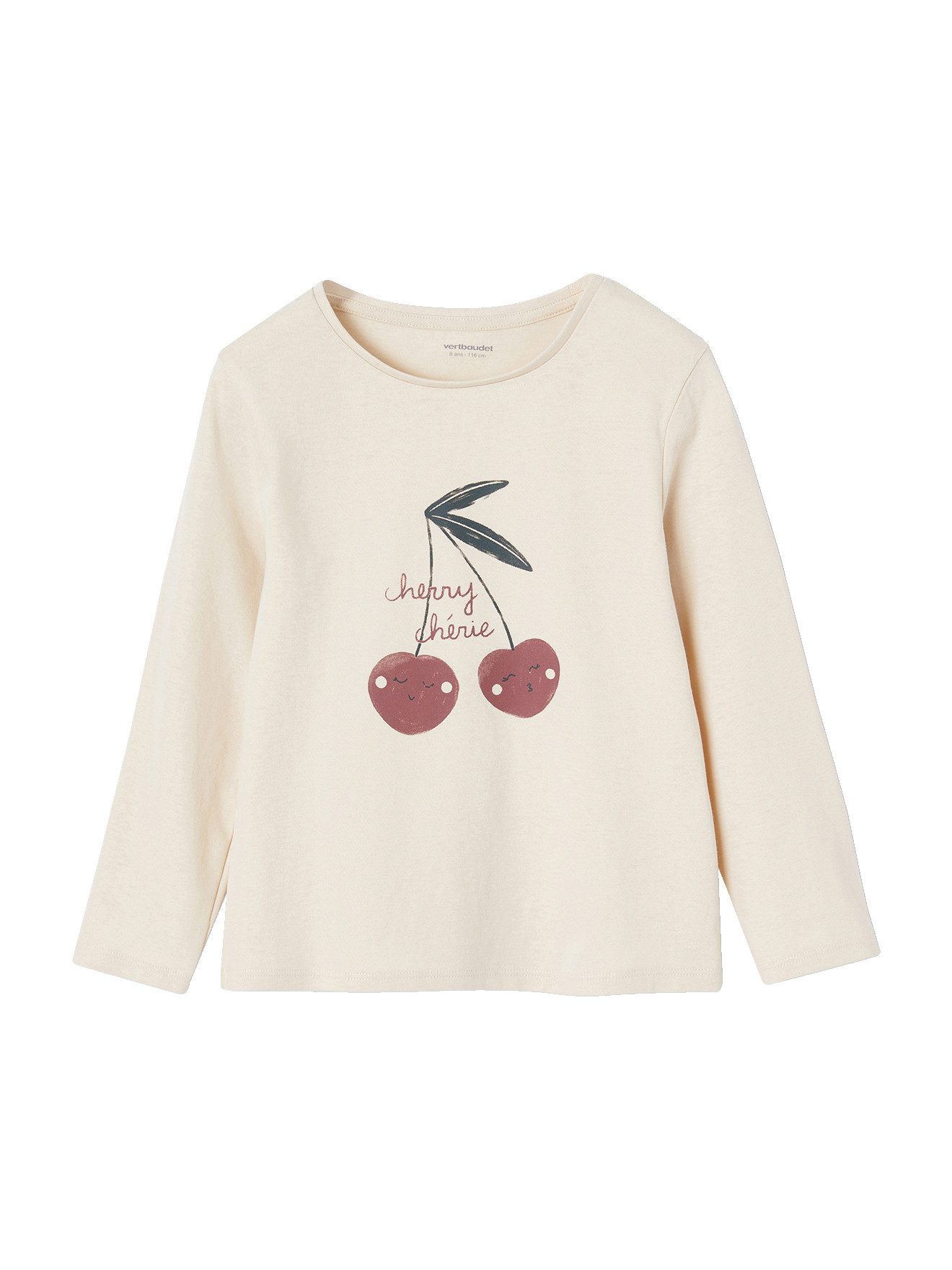 Langarmshirt Mädchen Shirt mit Messageprint BASIC