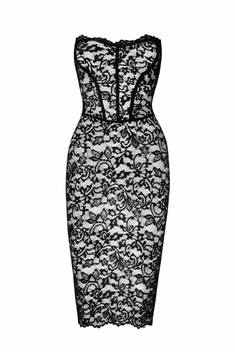 Noir Handmade Midikleid halblanges Kleid in günstig online kaufen
