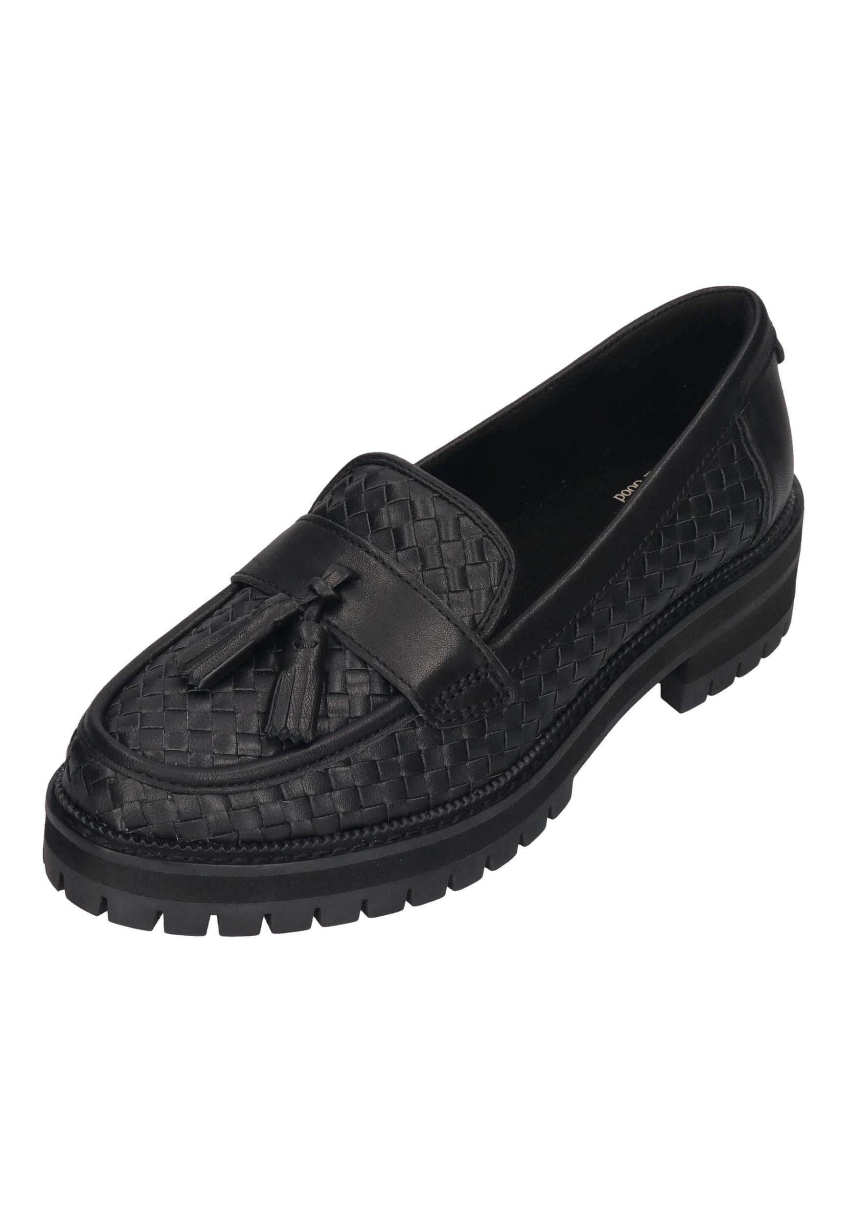 TOMS CARA WOVEN Schnürschuh Black
