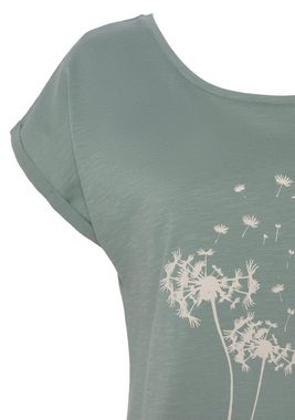 Vivance T-Shirt (1-tlg) mit Frontdruck "Pusteblume"