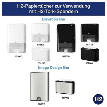 TORK Papierhandtuch Premium, 2-lagig, TAD-Hybrid mit I-Falzung, 21x34 cm, 2310 Blatt