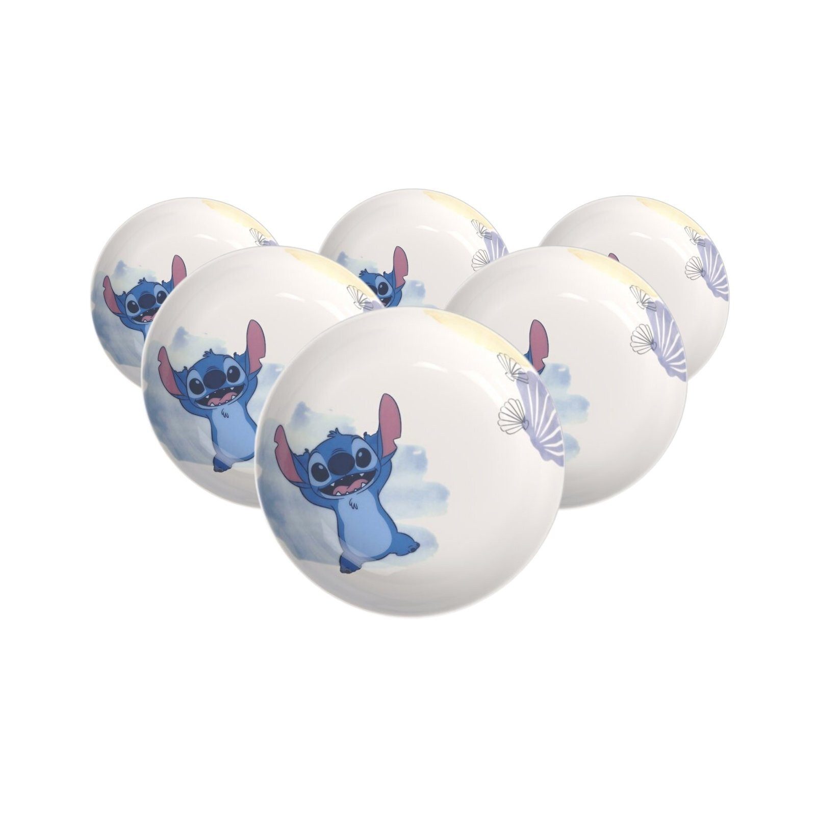 Villeroy & Boch Teller Disney Stitch Suppenteller ø 18,7 cm 6er Set, (6 St)