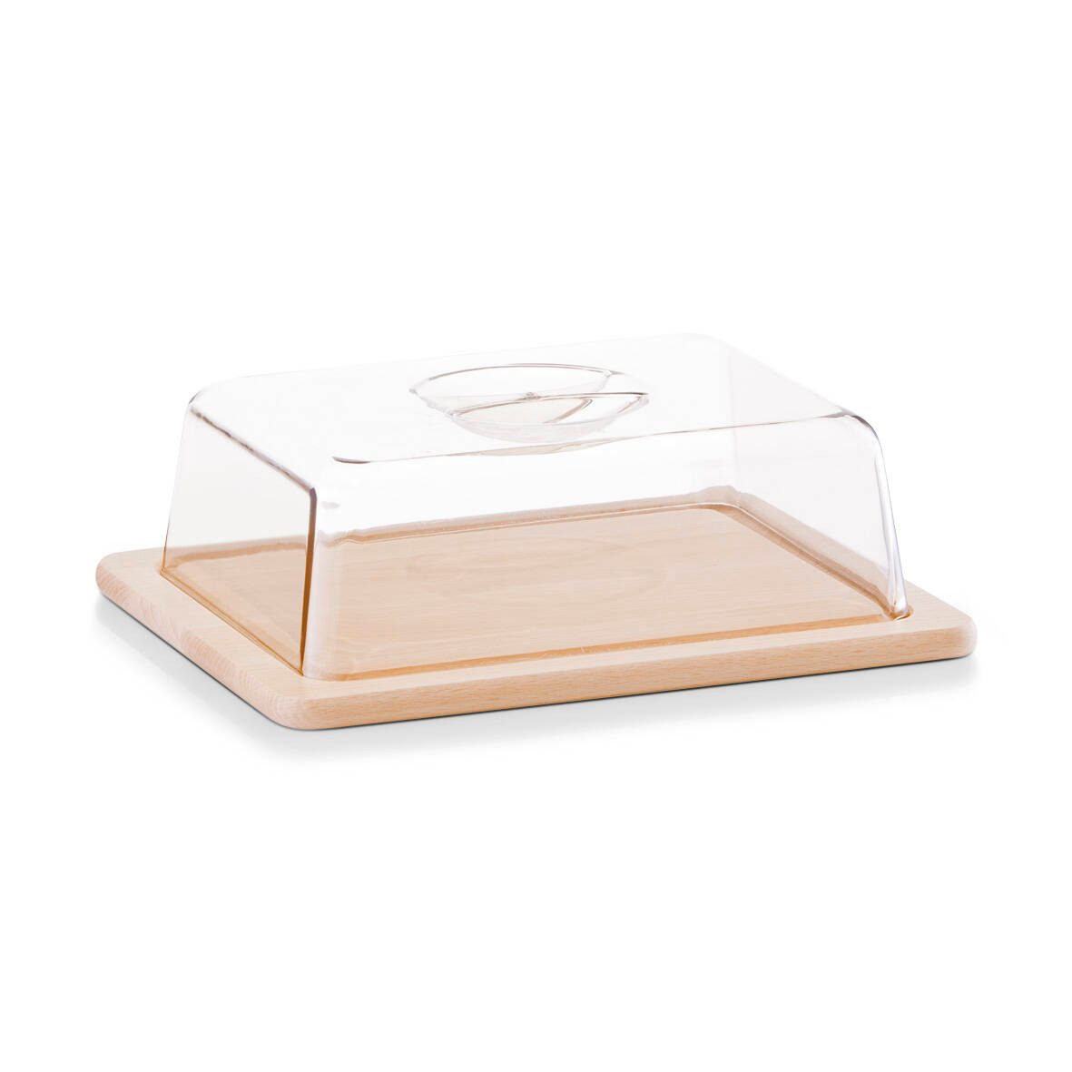 Zeller Present Etagere Servierbrett mit Deckel, 25 x 20 cm, Holz, (Etagere)