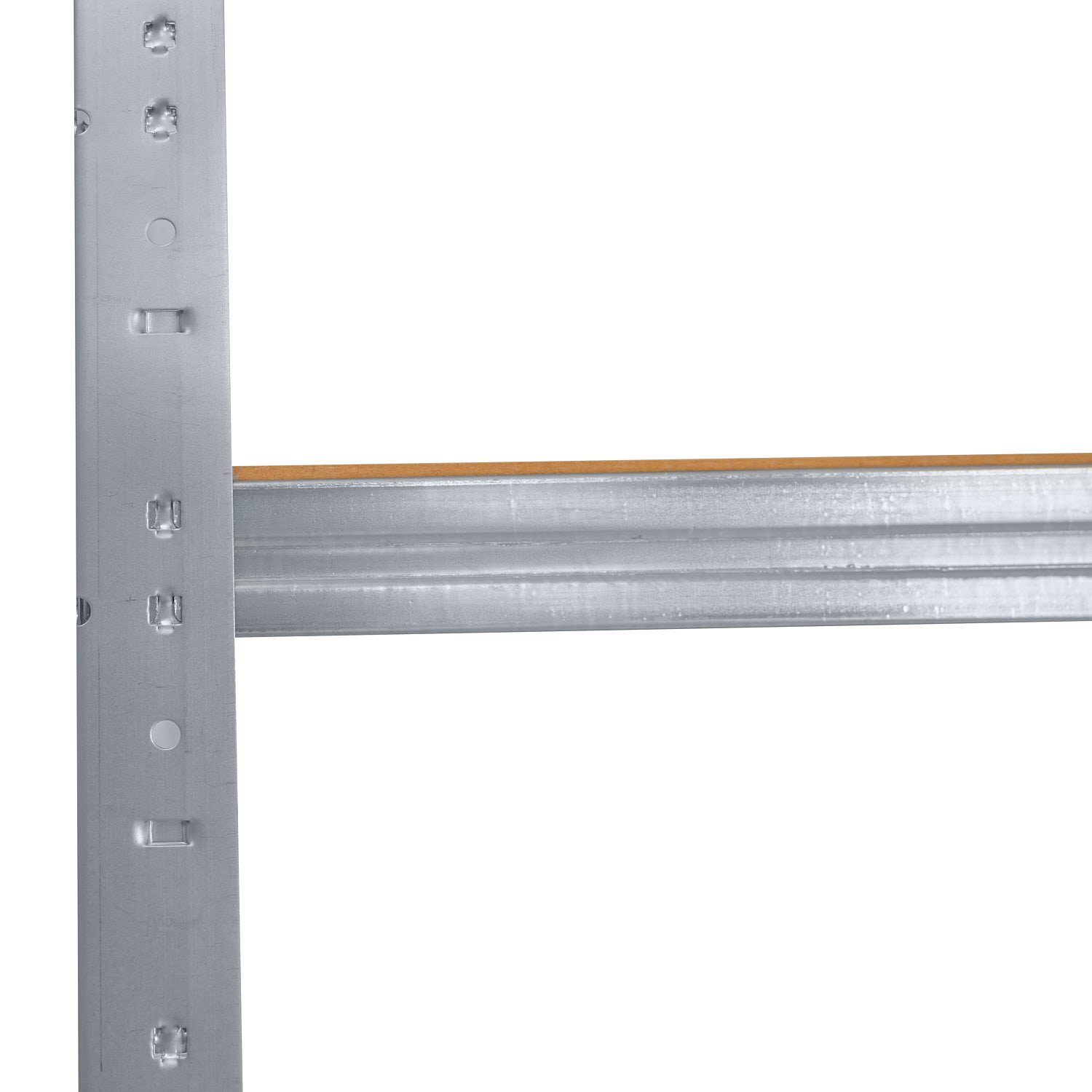 shelfplaza verzinkt, Steckregale für Fachboden-Set HDF-Fachboden, für HOME, Komplettes zusätzliche Fachböden Schwerlastregal Schwerlastregale 80x60 cm in