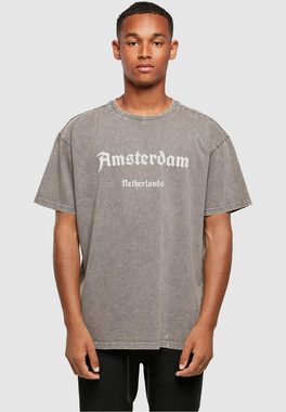 Merchcode T-Shirt Merchcode Herren Amsterdam X Acid Washed Heavy Oversize Tee (1-tlg)
