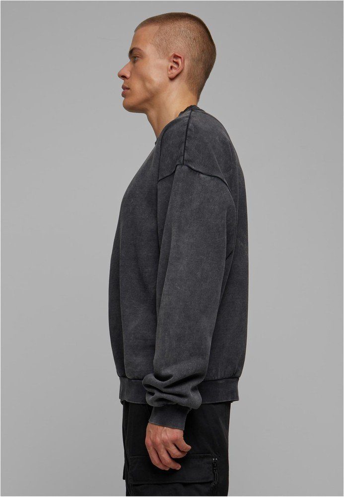 URBAN CLASSICS Rundhalspullover Acid Washed Crew günstig online kaufen