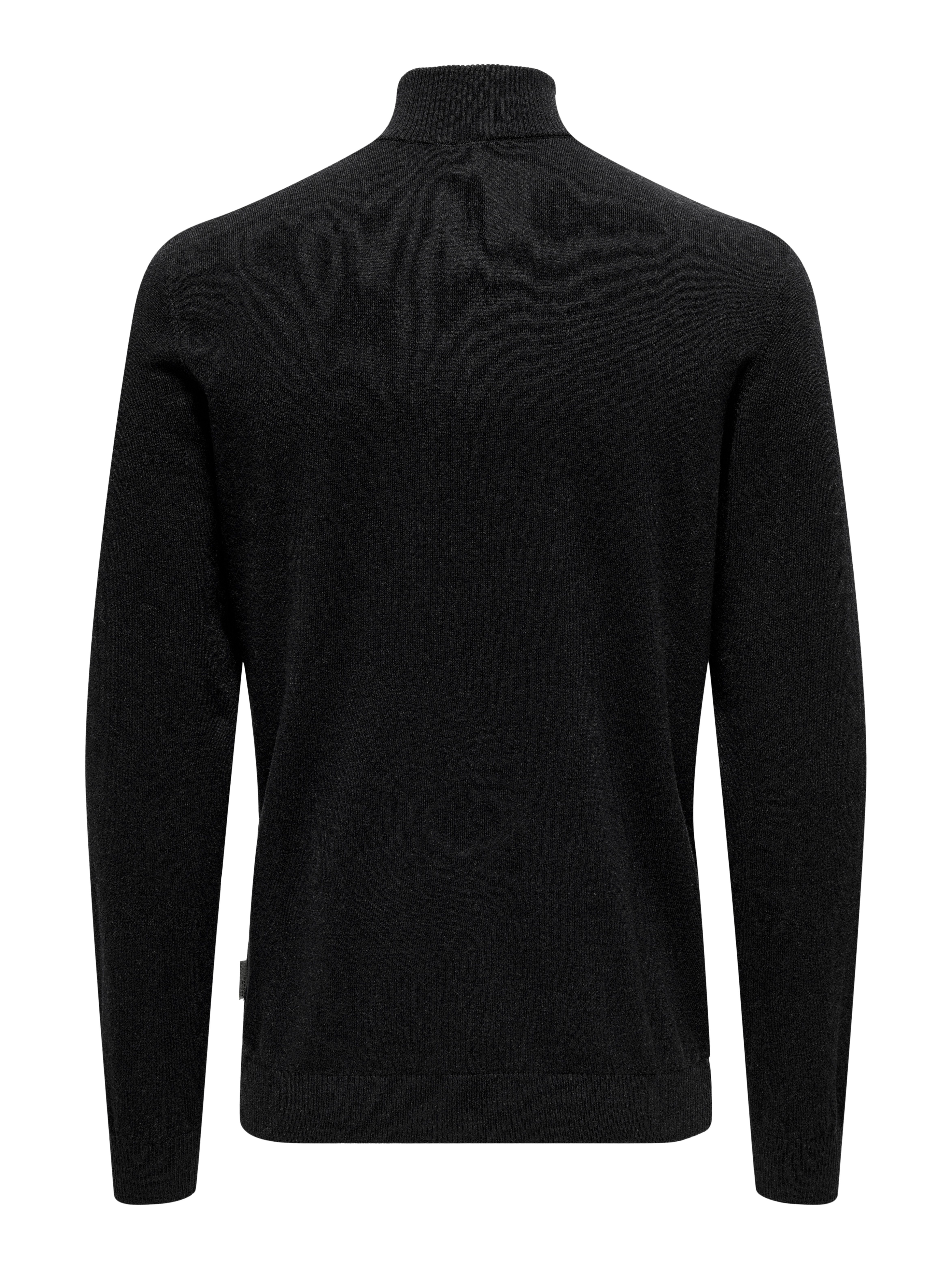 ONLY & SONS Troyer ONSLOUI REG 12 MEL HALF ZIP KNIT NOOS