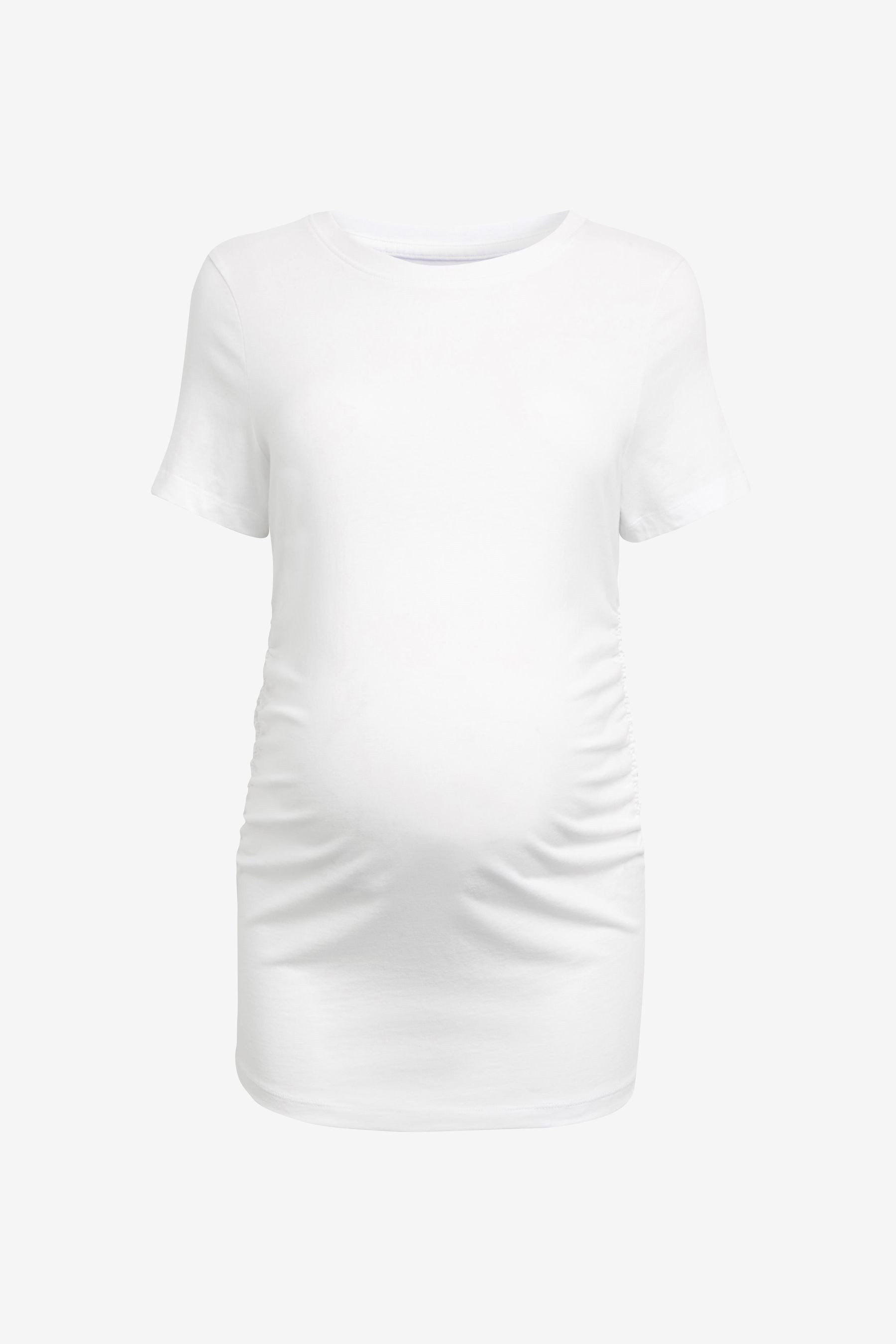 Next Umstandsshirt Seitlich gerafftes T-Shirt, Umstandsmode günstig online kaufen