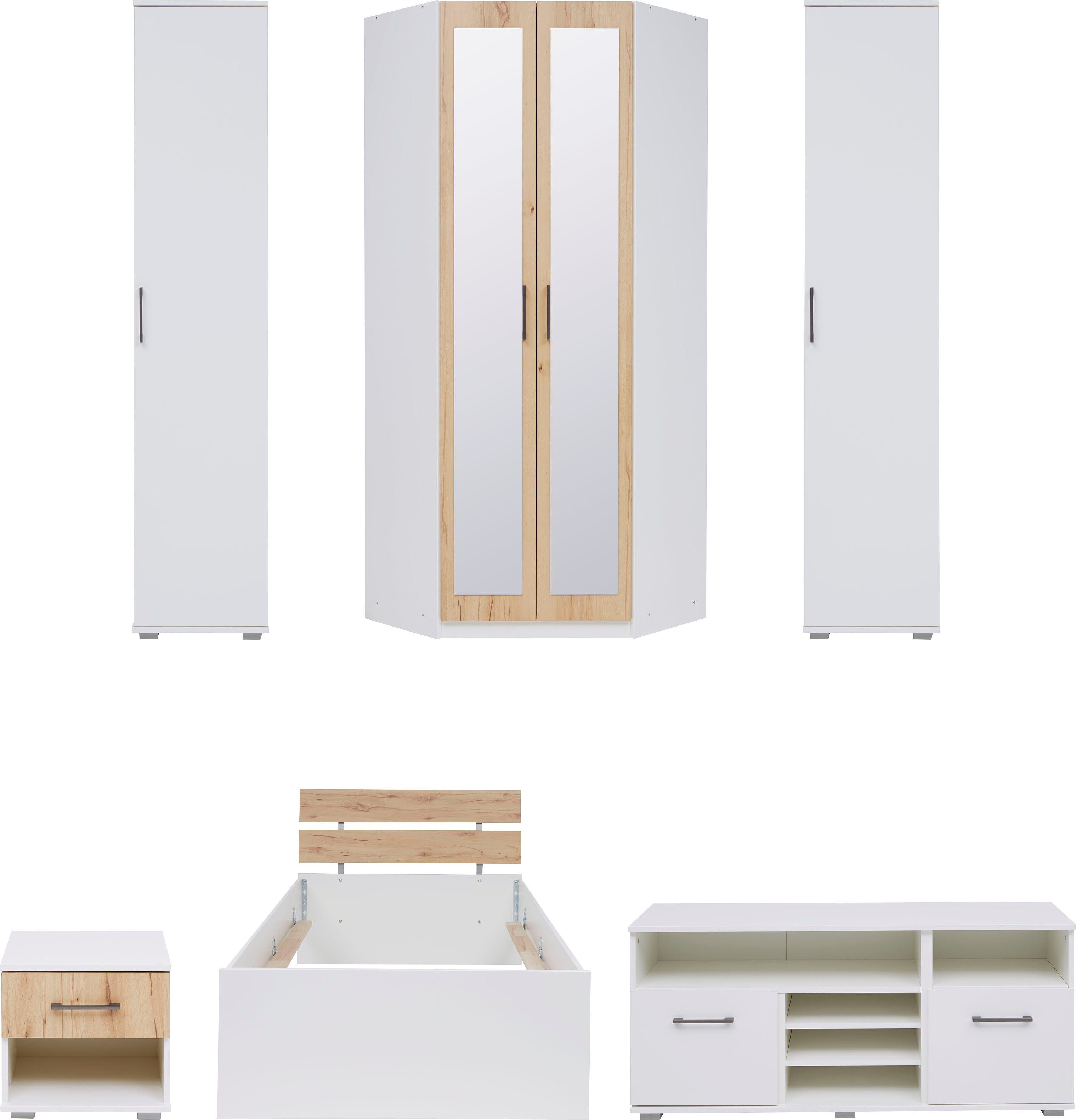 priess Jugendzimmer-Set Lissabon, (6-tlg), 6-teiliges Set