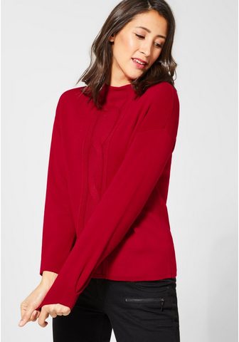 STREET ONE Пуловер с воротником-стойкой