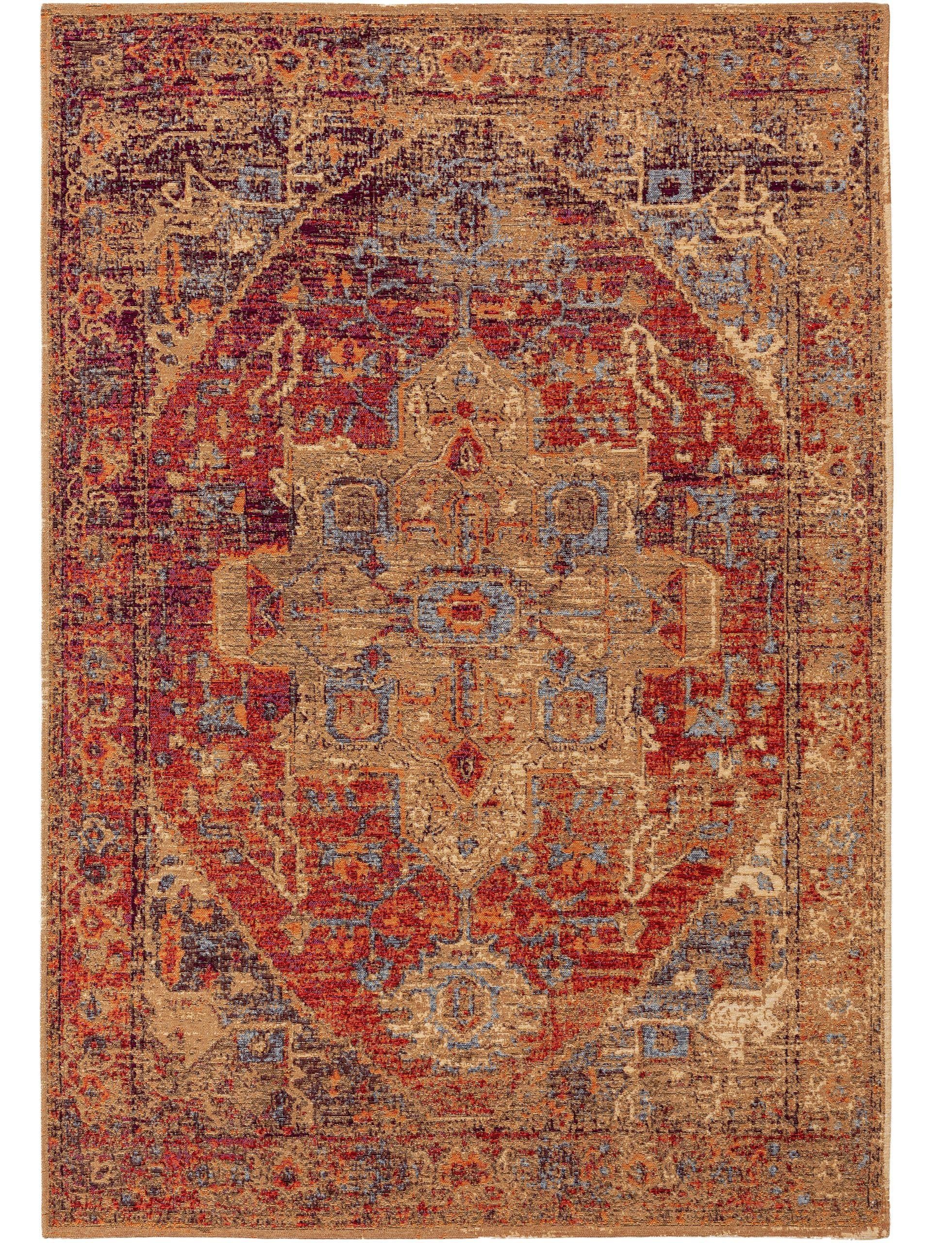 benuta Teppich Stay, rechteckig, Höhe: 5 mm, Kunstfaser, Berber, Ethno-Style, Wohnzimmer