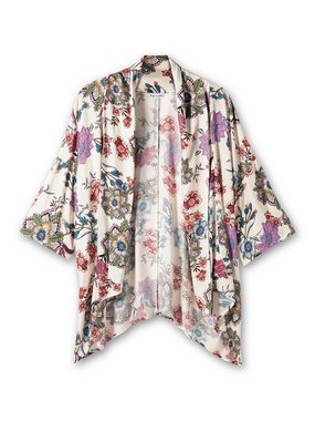 sheego by Joe Browns Longbluse Große Größen im Kimono-Stil, mit Blumendruck
