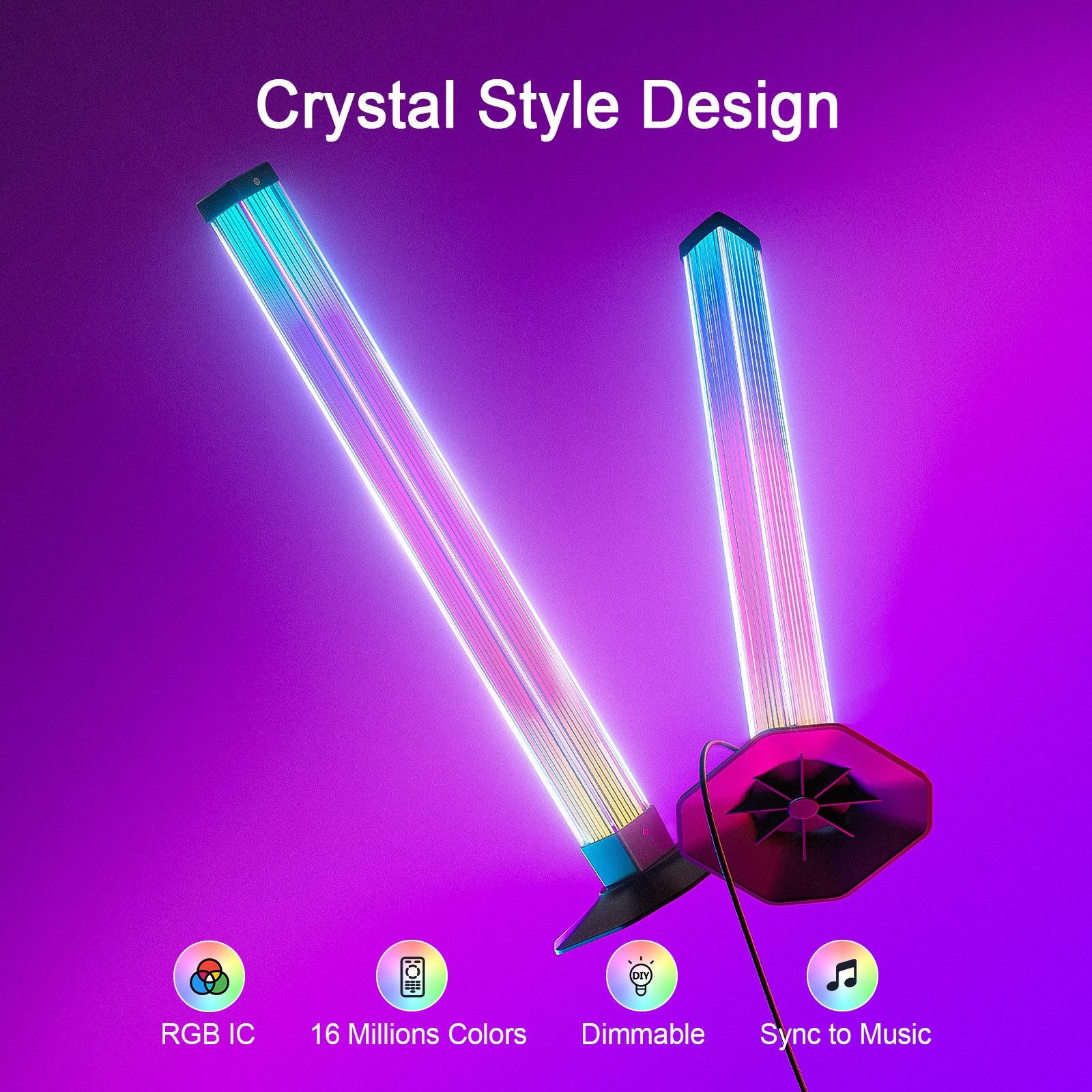 Novostella LED Stripe LED Lightbar RGB Gaming Lampe Ambiente 360° TV Licht günstig online kaufen