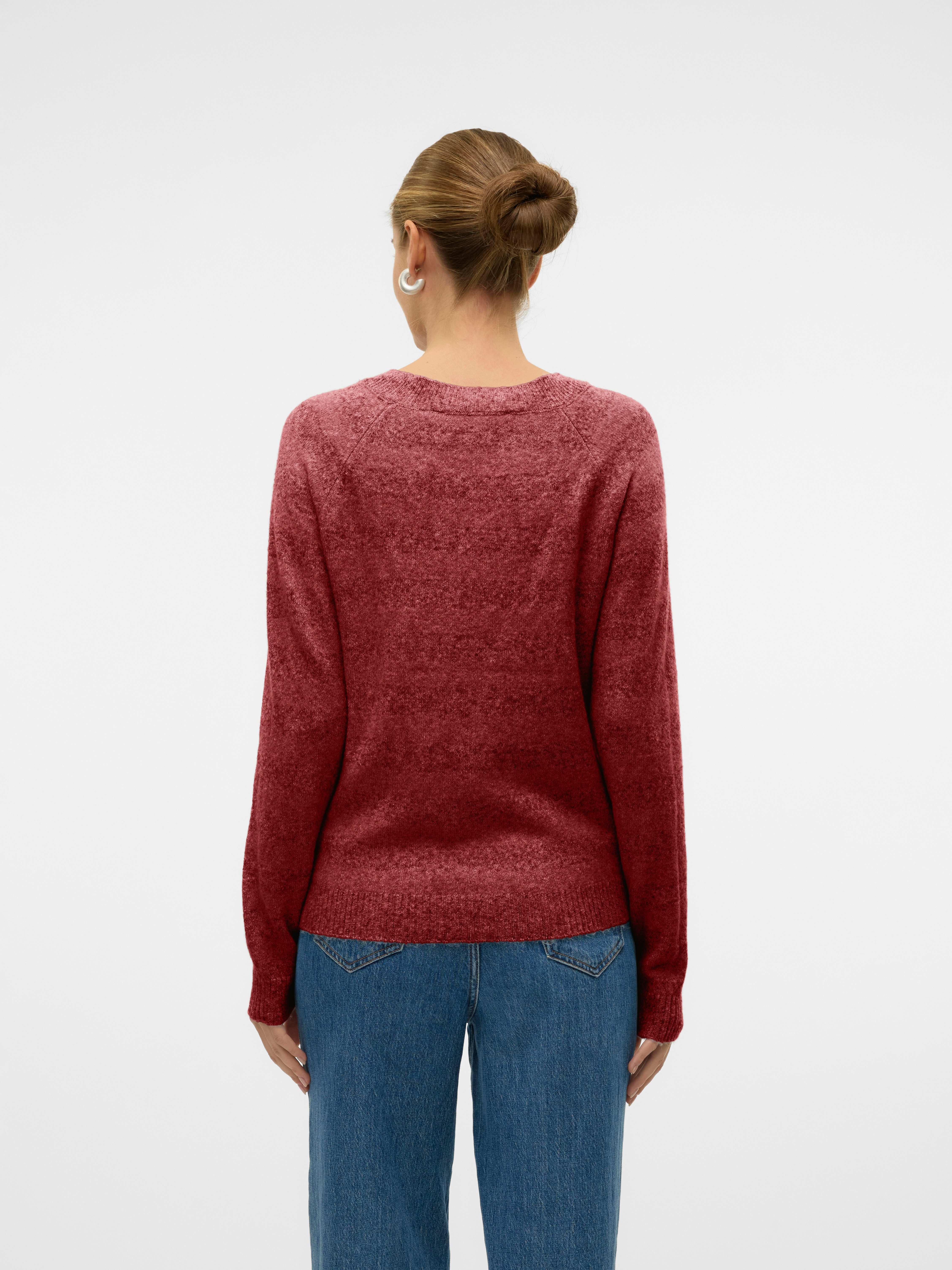 Vero Moda Rundhalspullover VMDOFFY LS O-NECK BLOUSE GA NOOS Materialmix, re günstig online kaufen