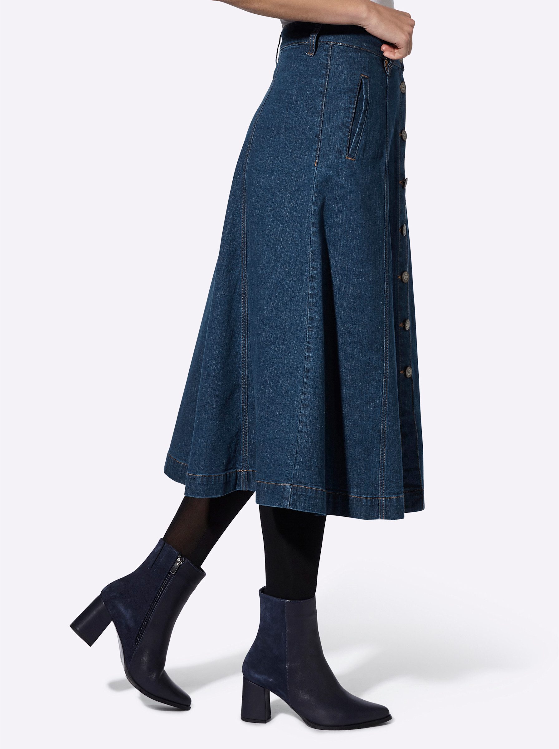 Witt A-Linien-Rock Jeans-Rock