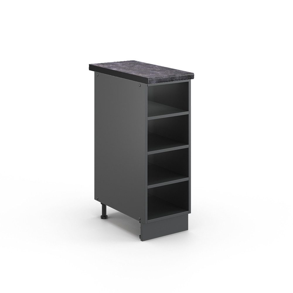 Vicco Unterschrank Fame-Line, Anthrazit, 30 cm, AP Anthrazit (1-St)