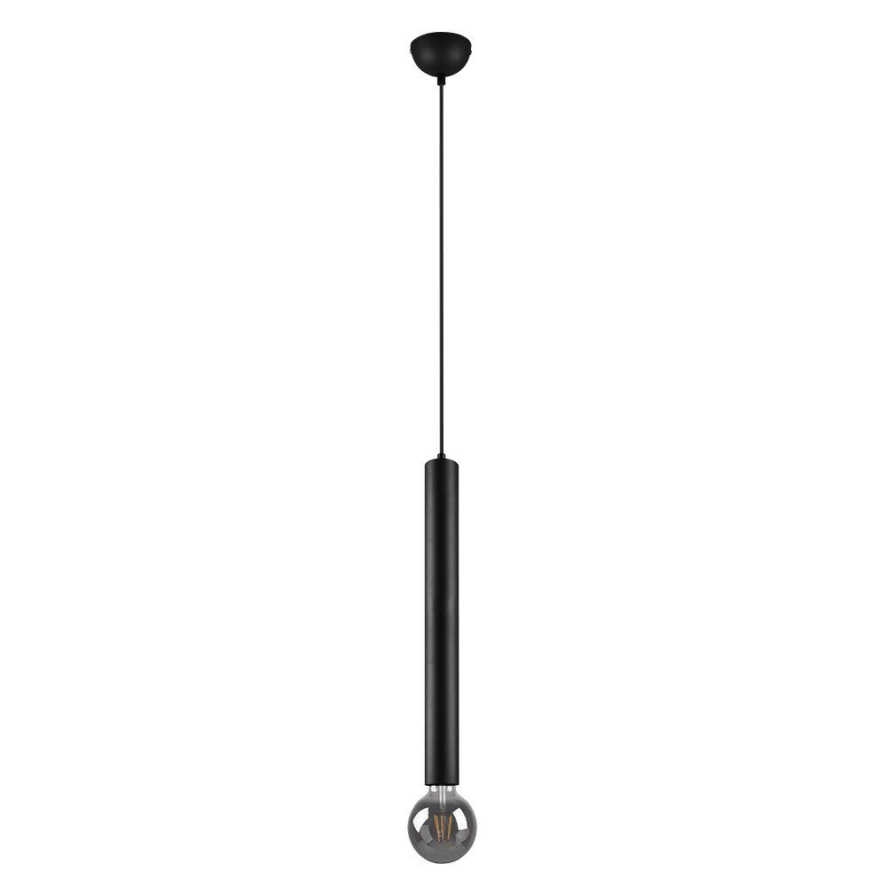 Leuchtmittel etc-shop Hängelampe inklusive, Pendellampe einflammig hängend Esstisch nicht Pendelleuchte, schwarz