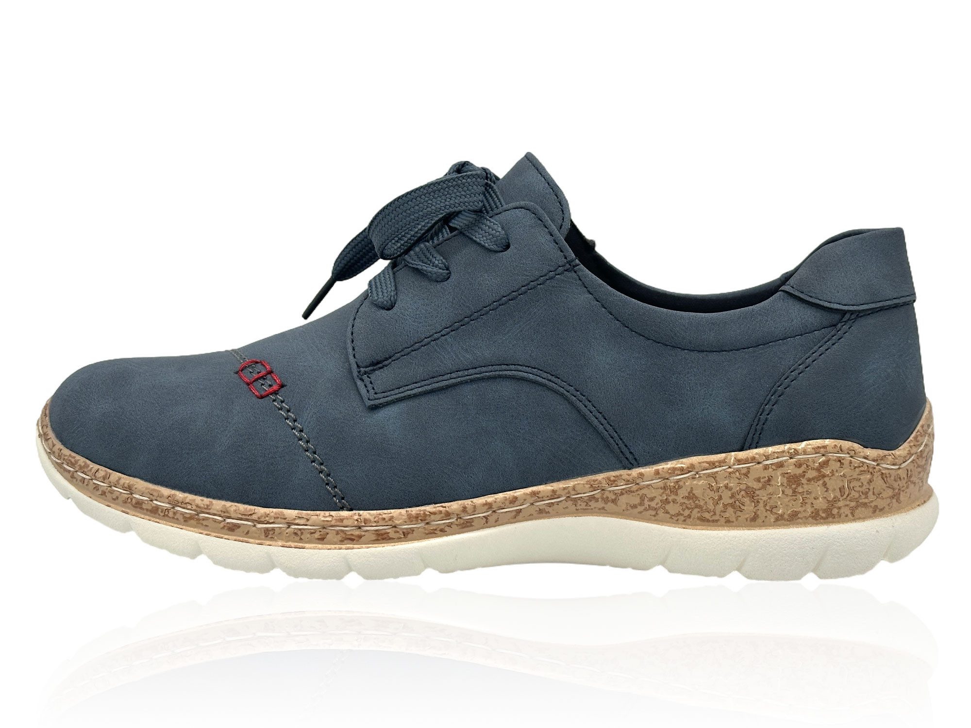 Nowaland Damen Komfort-Halbschuh Schnürschuh Leichtes Design mit strukturie günstig online kaufen