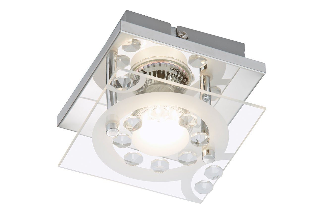 Briloner Leuchten Aufbauleuchte LED Deckenleuchte Chrom günstig online kaufen