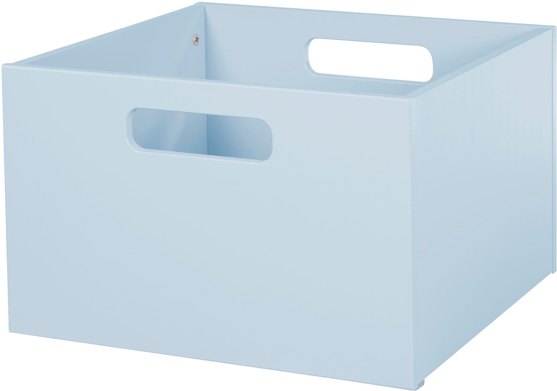 roba® Aufbewahrungsbox blau, aus Holz; Organizer für Spielzeug