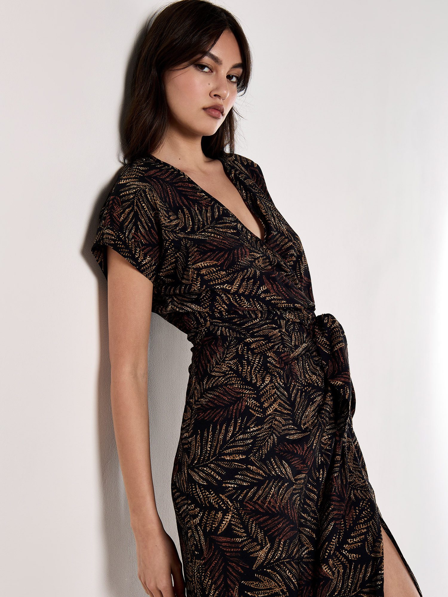 Apricot Midikleid