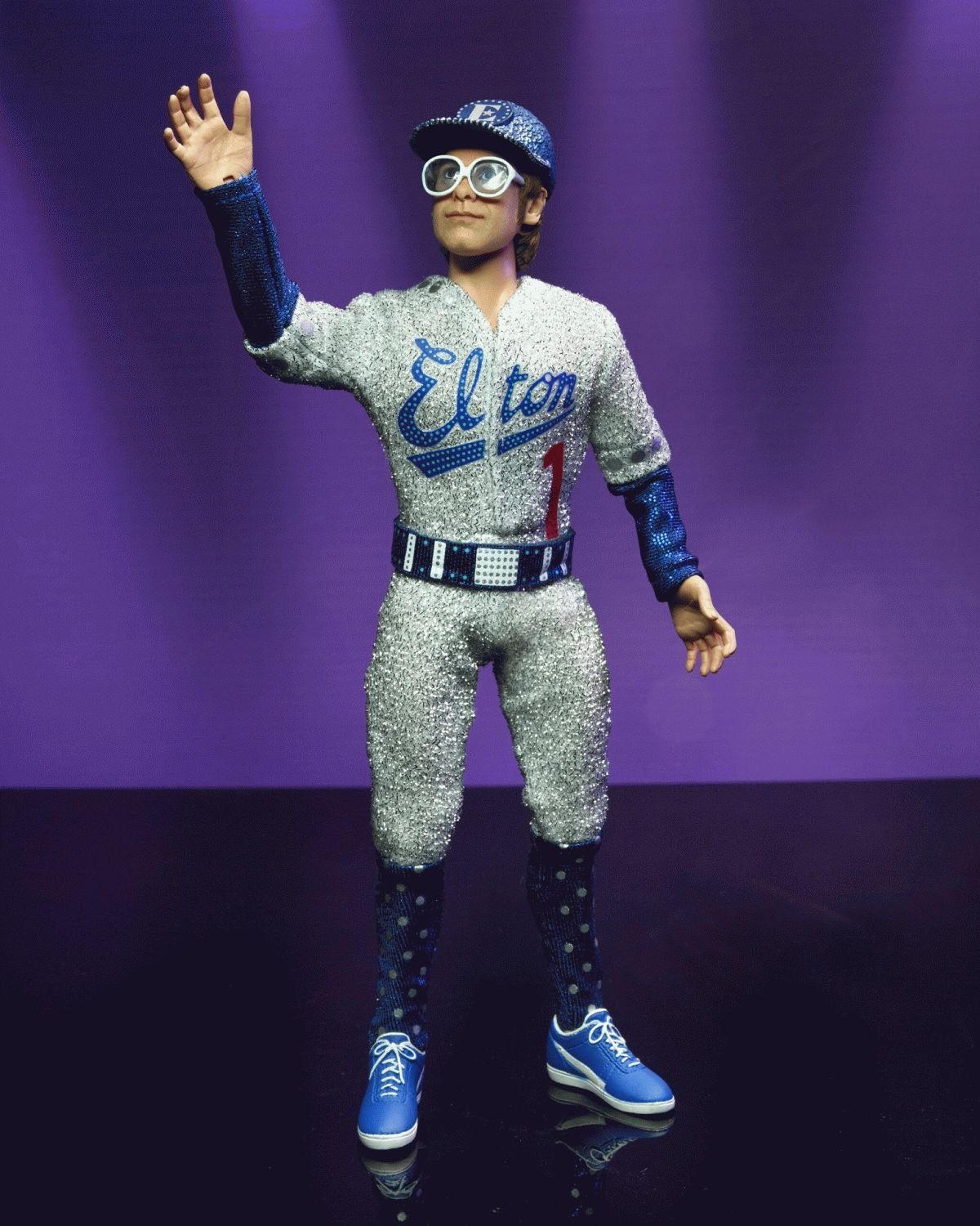 NECA Actionfigur Elton John & Piano Actionfigur Live 1975 incl.
