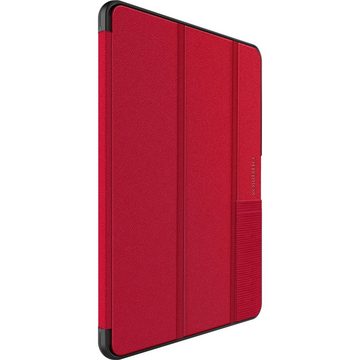 Otterbox Tablet-Hülle Symmetry Folio 25,9 cm (10,2 Zoll), [Apple iPad 10.2 Hülle (9. Generation / 8. Generation / 7. Generation - 2021 / 2020 / 2019), Apple Pencil Halterung, iPad Case mit transparenter Rückseite & Standfunktion, Mikrofaser Innenfutter] - rot