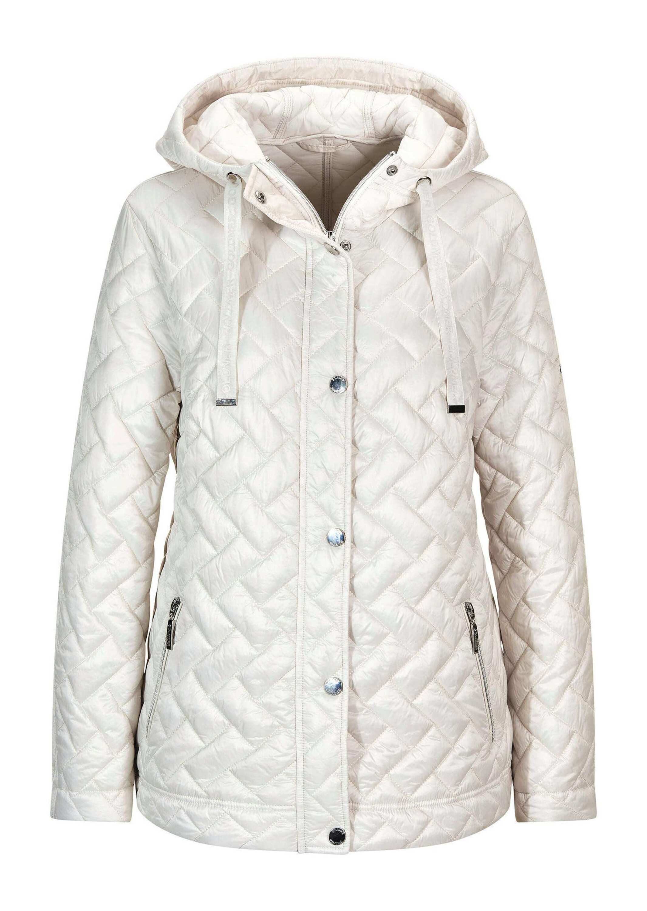 Outdoorjacke Kurzgröße: Übergangsjacke mit Kapuze