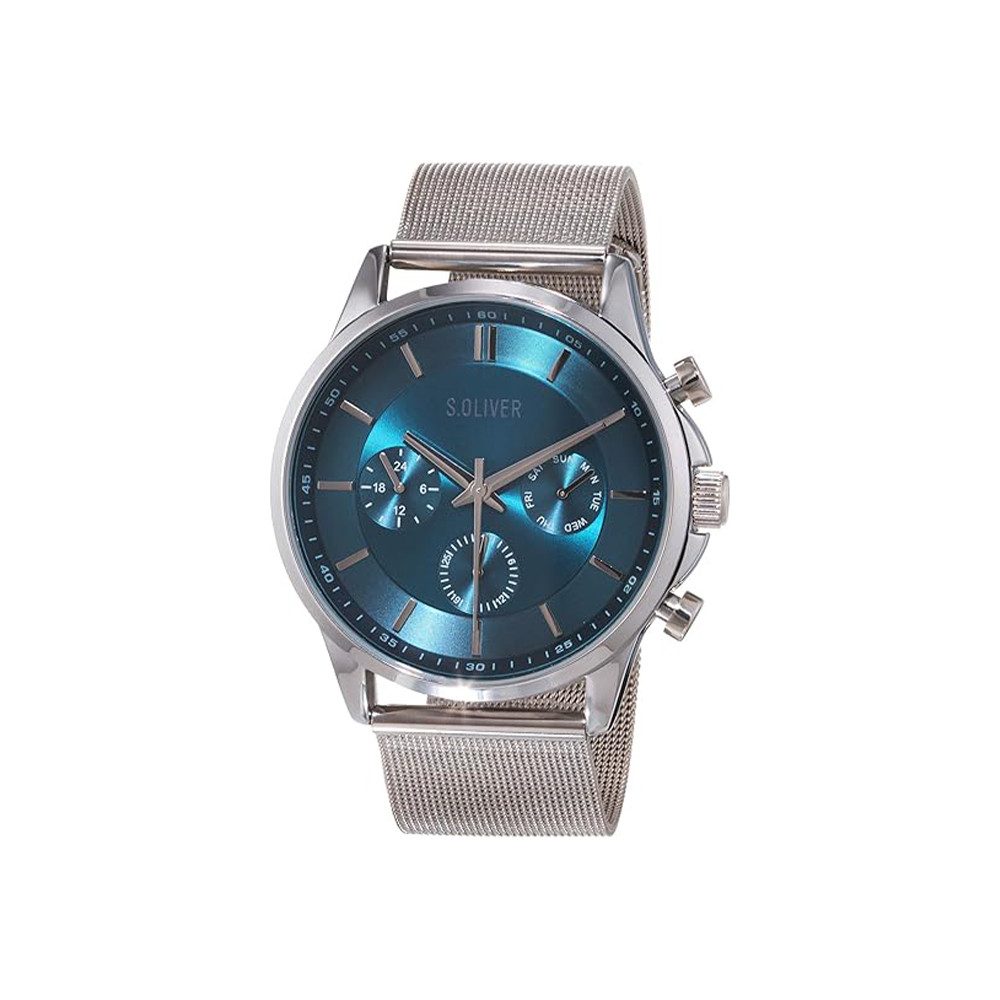 s.Oliver Quarzuhr s.Oliver Armbanduhr mit Mesharmband SO-4230-MM, s.Oliver Armbanduhr mit Mesharmband