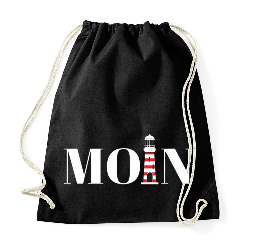 Youth Designz Turnbeutel Moin Leuchtturm Baumwoll Tasche Turnbeutel, mit modischem Print