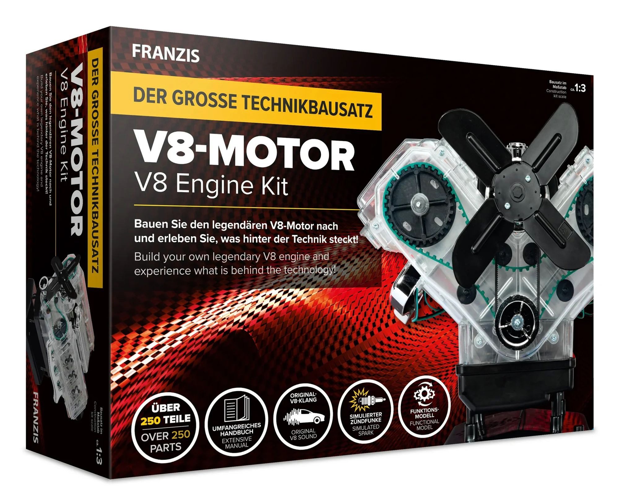 Westfalia Werkzeug Modellbausatz V8 Motor Bausatz