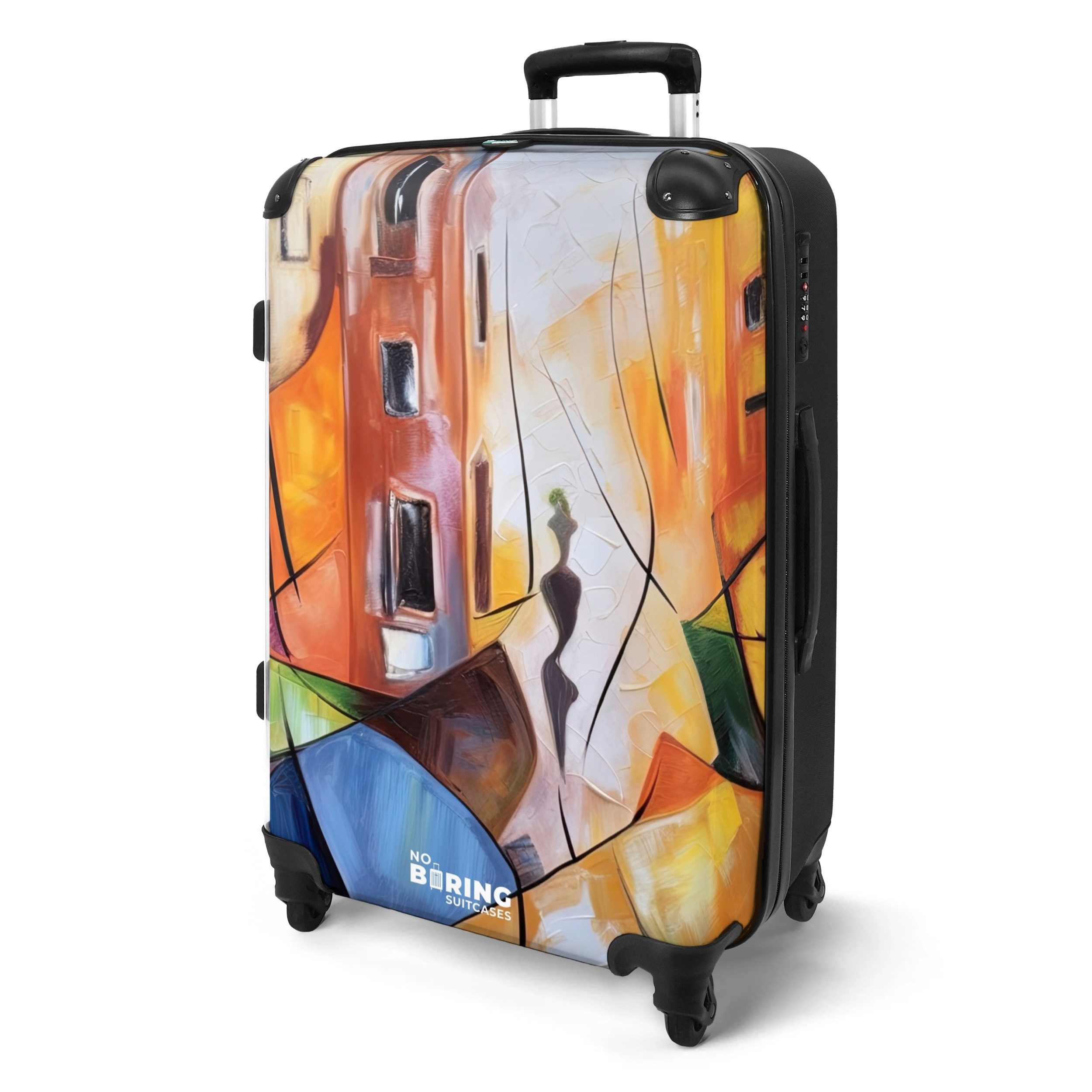 NoBoringSuitcases.com© Hartschalen-Trolley Abstrakt - Kunst - günstig online kaufen