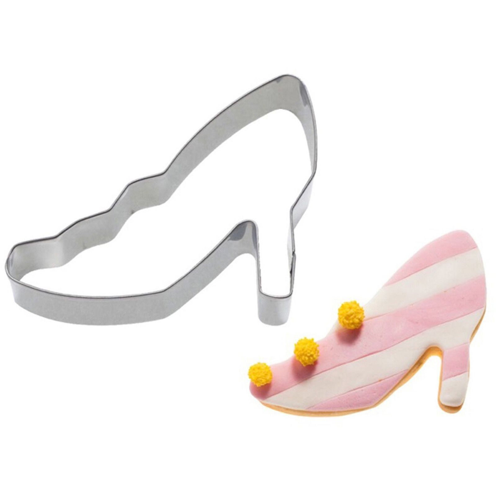 Ausstechform Ausstecher Schuh 7 cm Edelstahl 6 Stück