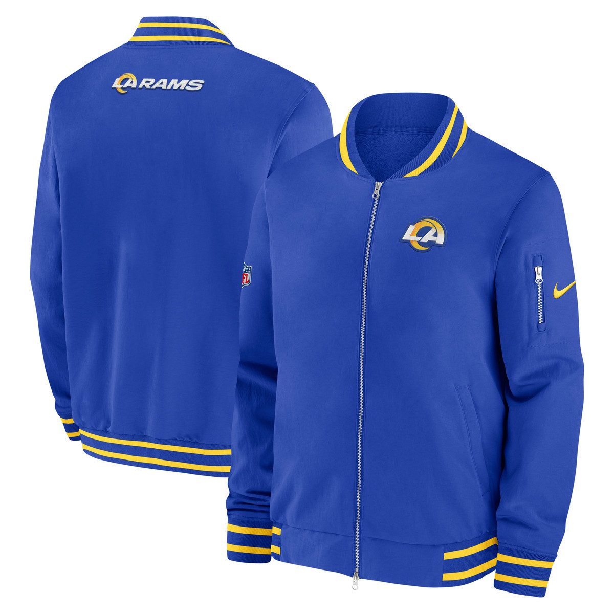 Nike Bomberjacke Nike Jacke Los Angeles Rams Nike Coach Bomber günstig online kaufen