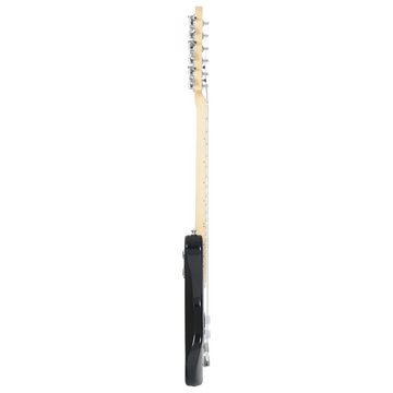 vidaXL Akustikgitarre E-Gitarre für Kinder mit Tasche Braun und Weiß 34 30
