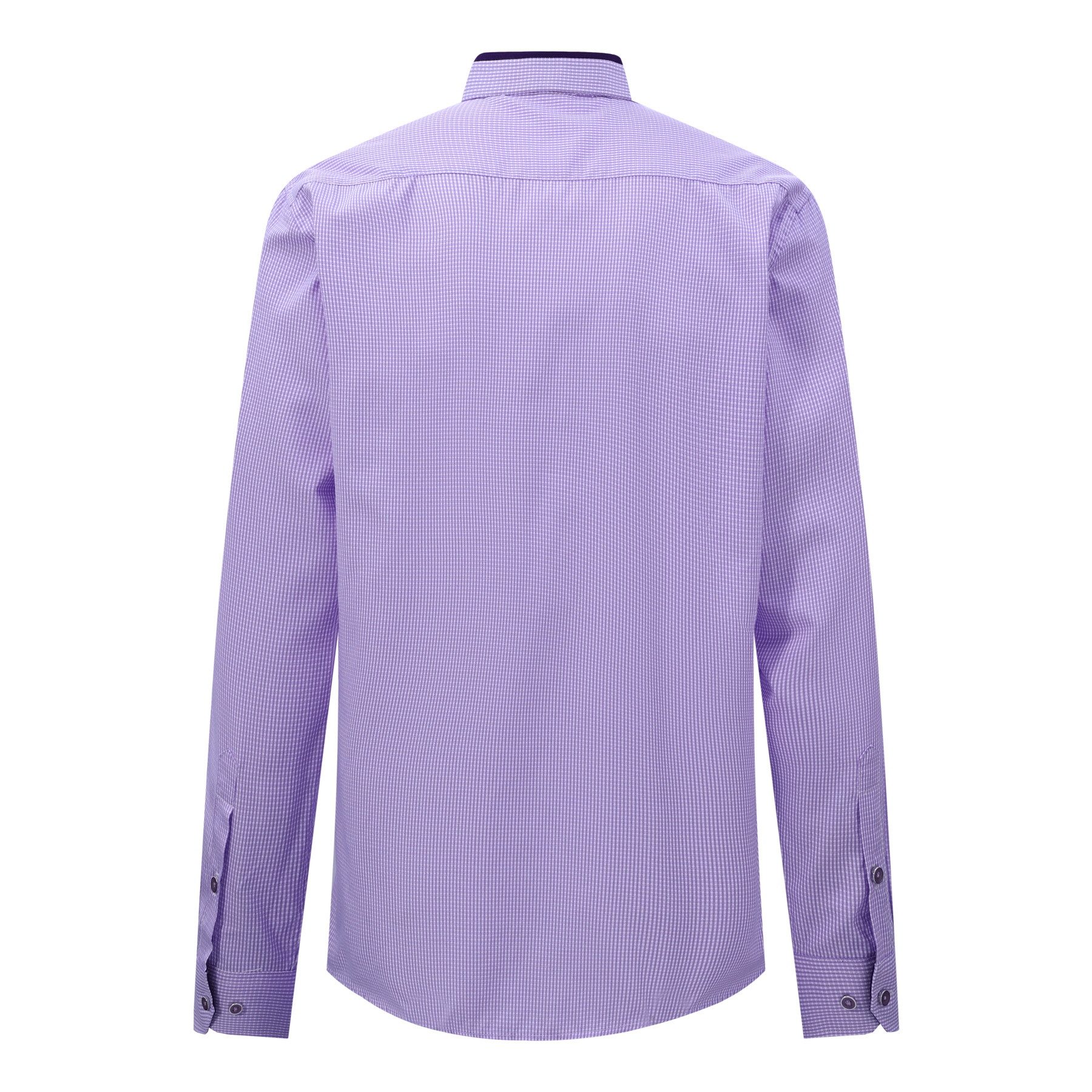 Allthemen Businesshemd Herren Slim Fit Langarmhemd karierter Herrenhemd mit günstig online kaufen